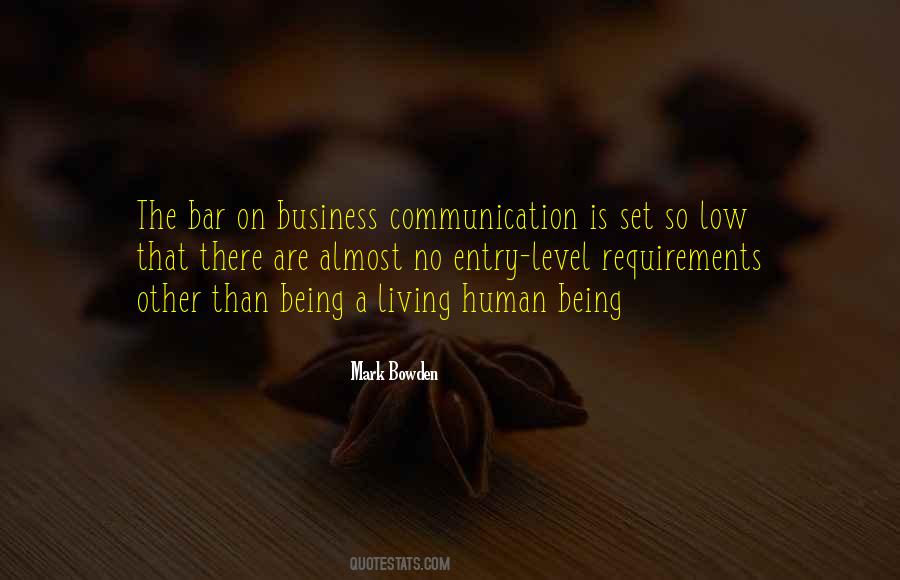 Low Bar Quotes #1537545