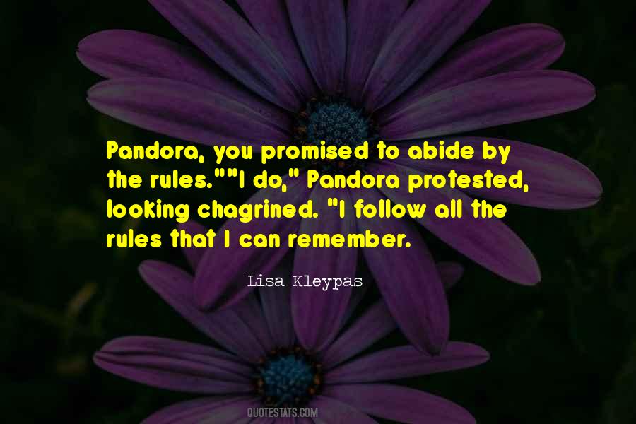Abide By The Rules Quotes #666709