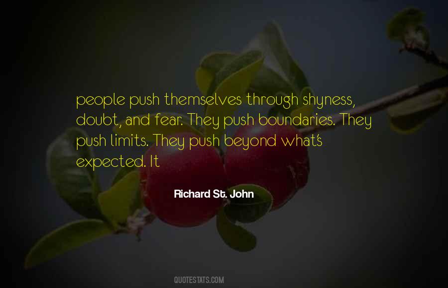 Push Your Boundaries Quotes #69213