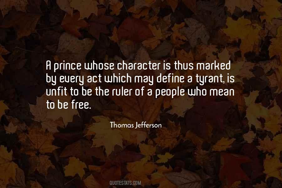 Character Define Quotes #535058