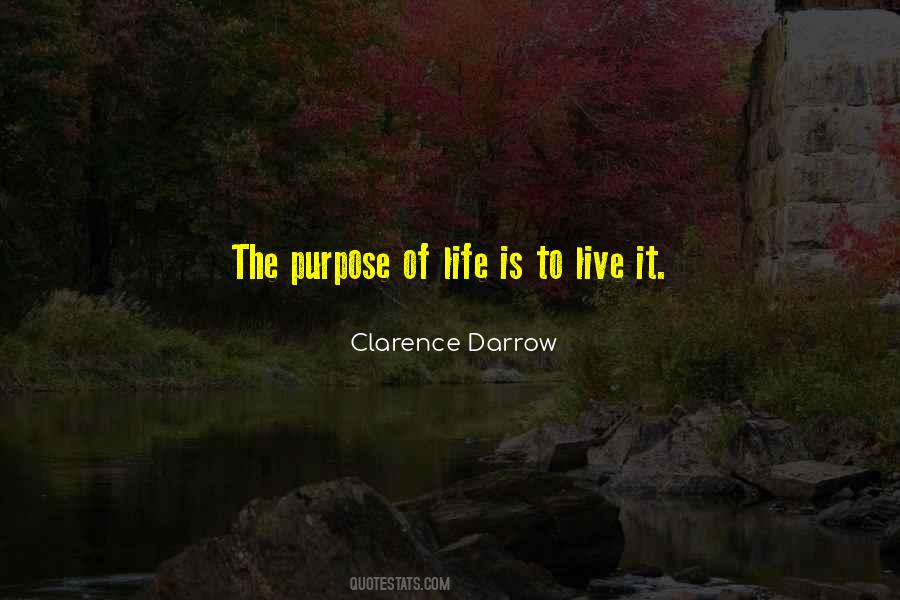 Purpose Of Life Is To Live It Quotes #45820