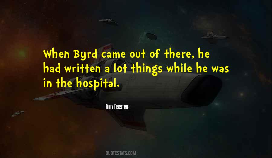 In The Hospital Quotes #315036