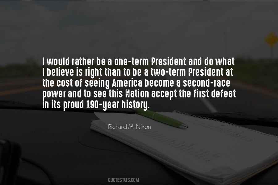 President Of America Quotes #699330
