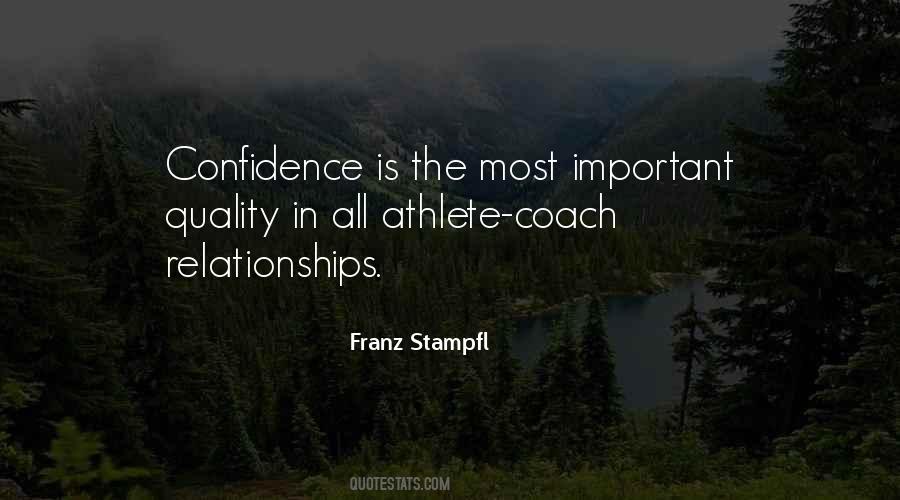 Athlete Confidence Quotes #1054311
