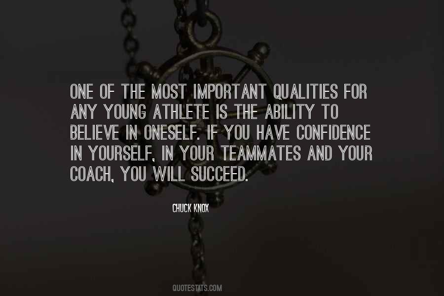 Athlete Confidence Quotes #1343001