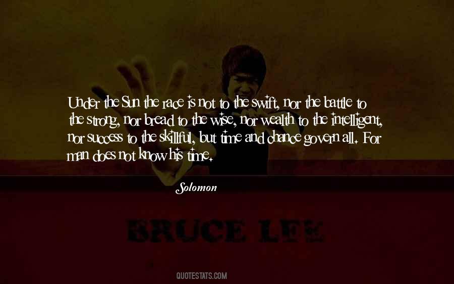 Nor The Battle To The Strong Quotes #243133