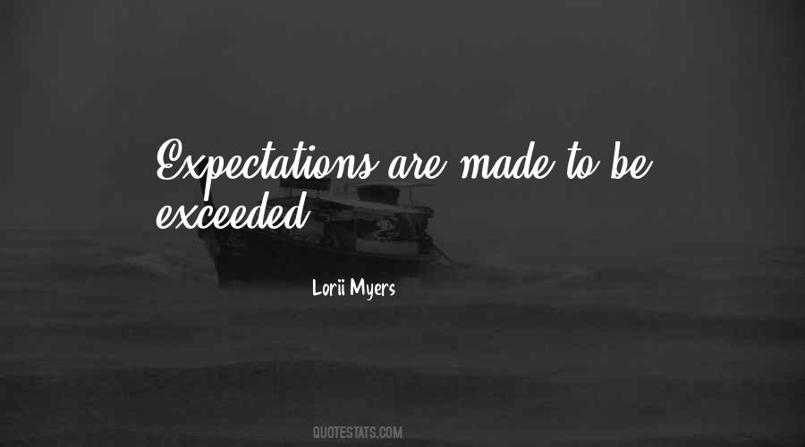 Exceeded Expectations Quotes #1107808
