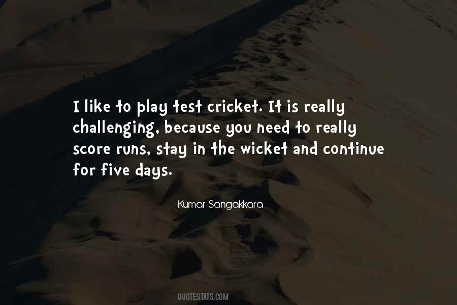 Play Cricket Quotes #1097080