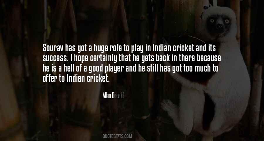 Play Cricket Quotes #1163608