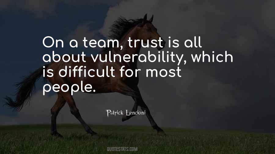 Trust Team Quotes #1332769