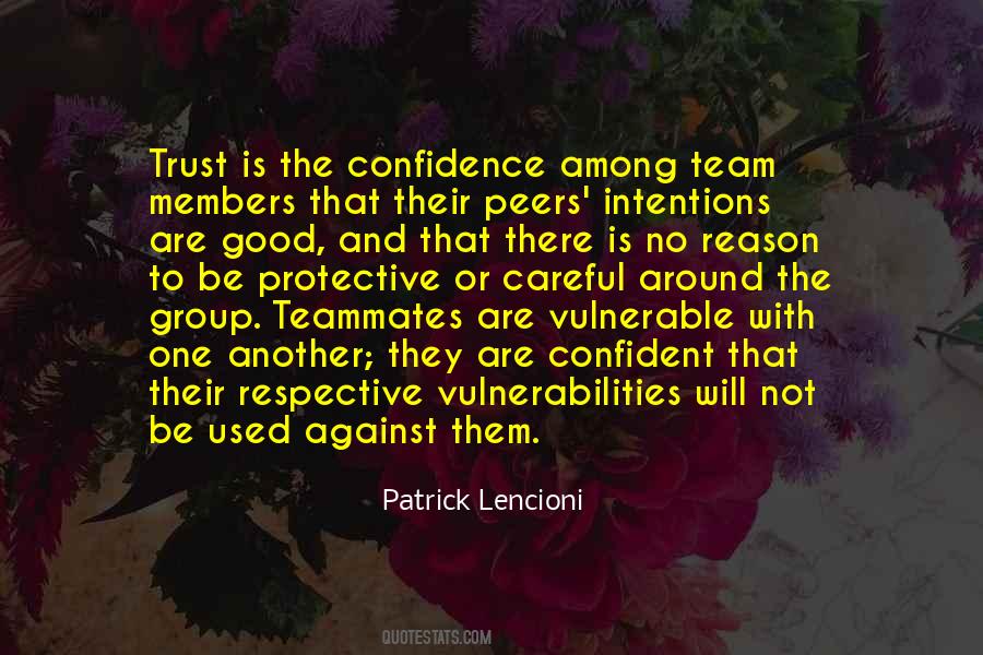 Trust Team Quotes #979786