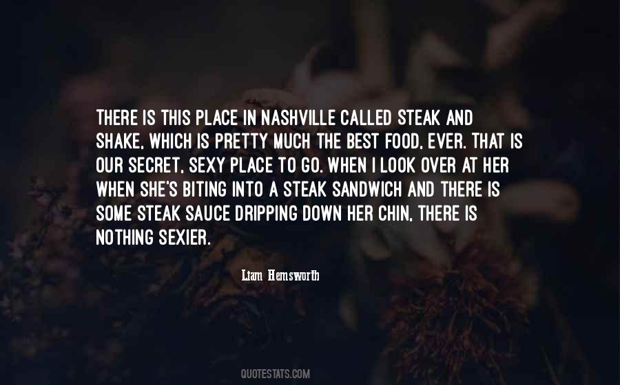 Place And Food Quotes #1451567