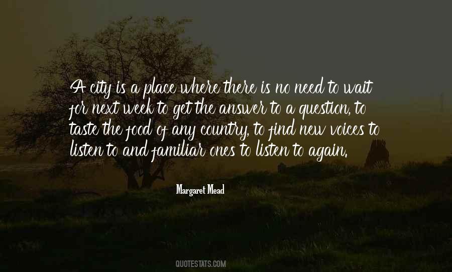 Place And Food Quotes #157885
