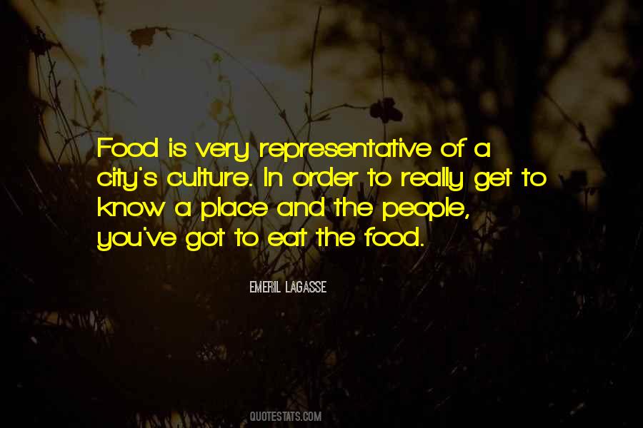Place And Food Quotes #165300