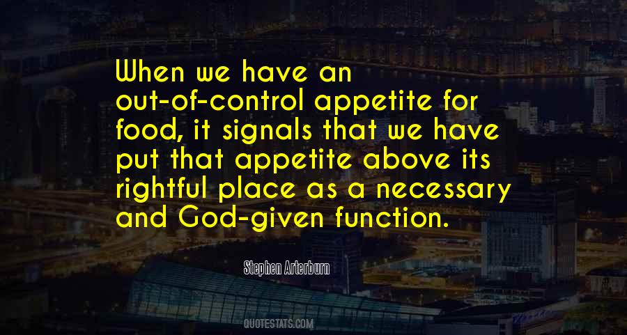 Place And Food Quotes #307958