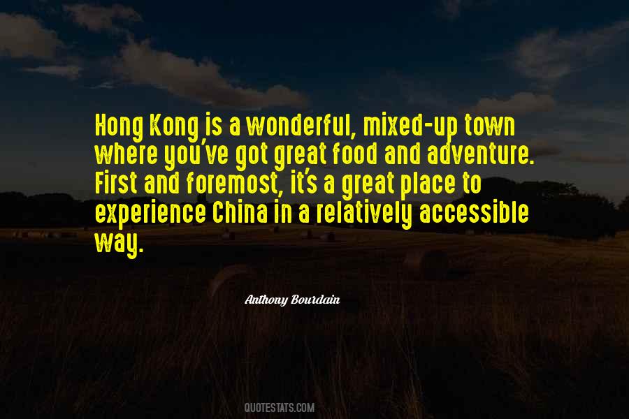 Place And Food Quotes #708160