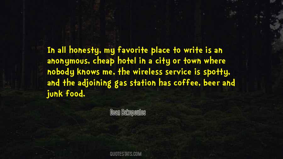 Place And Food Quotes #89966