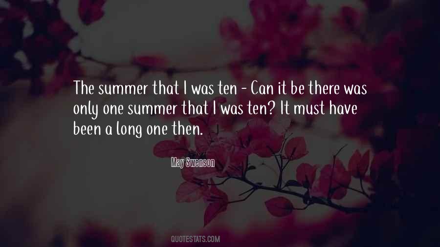 One Summer Quotes #1276962
