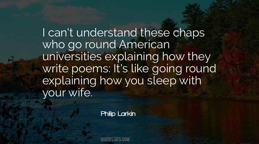 Sleep Wife Quotes #1493412