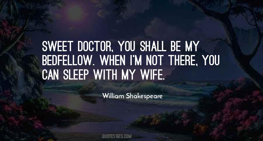 Sleep Wife Quotes #1607928