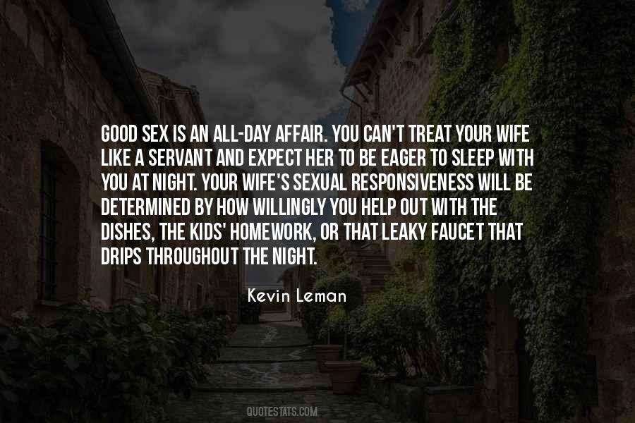 Sleep Wife Quotes #990266