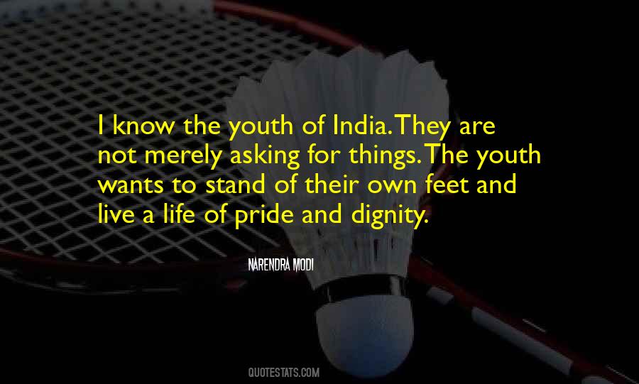 Dignity Pride Quotes #1829211