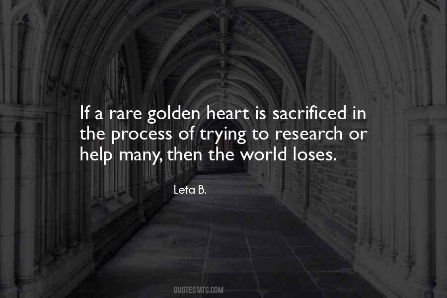 Quotes About A Golden Heart #1438100