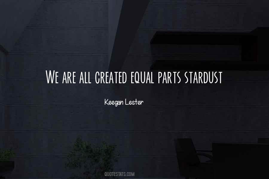 We Are All Stardust Quotes #1000432