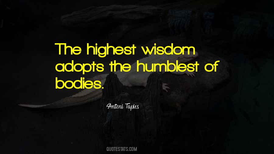 Quotes About Humblest #837704