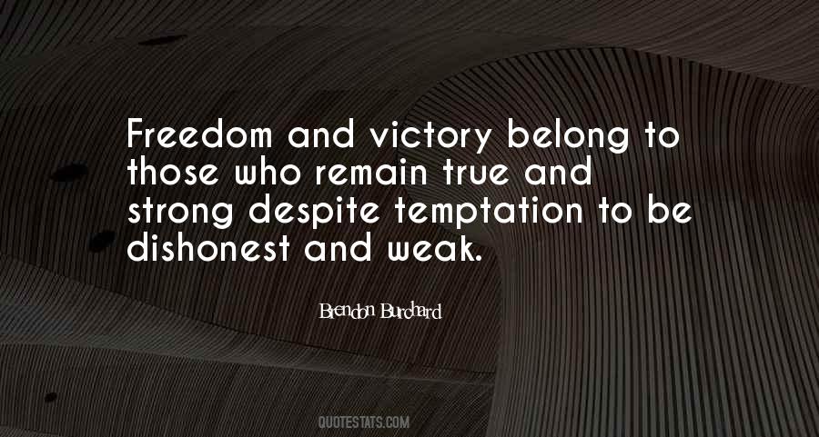 Strong Freedom Quotes #1631398