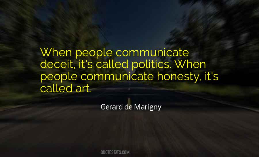 Honesty And Communication Quotes #1793554