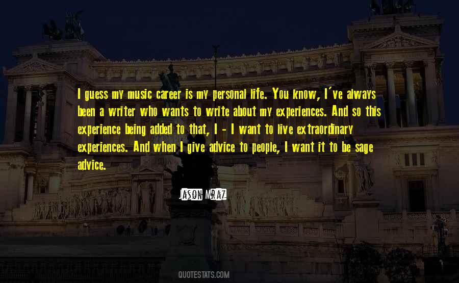 Music Experience Quotes #1257581