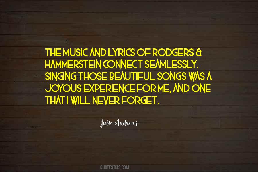 Music Experience Quotes #1525455