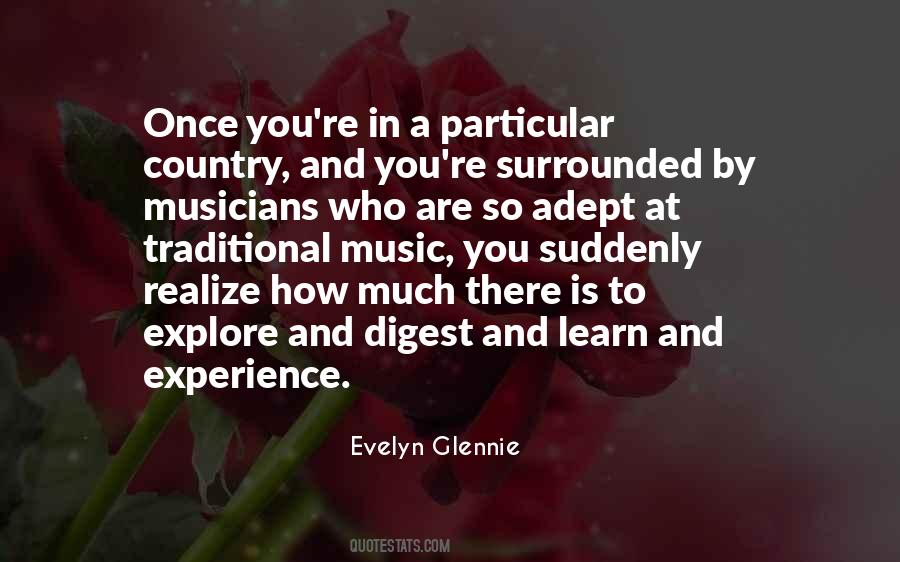 Music Experience Quotes #1695514