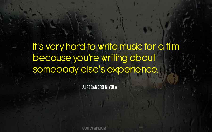 Music Experience Quotes #1758941