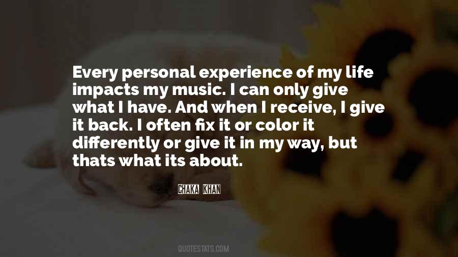 Music Experience Quotes #740530