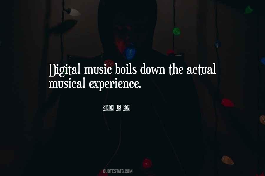 Music Experience Quotes #840282