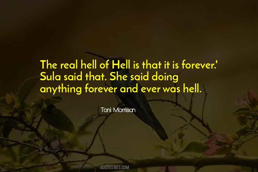 Hell Is Real Quotes #229365
