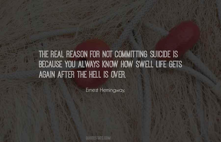 Hell Is Real Quotes #795748