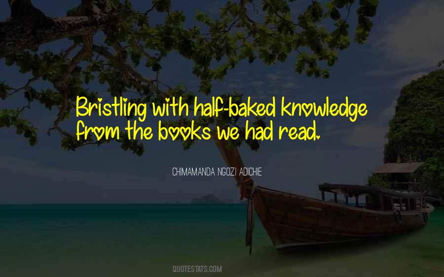Half Baked Knowledge Quotes #414308