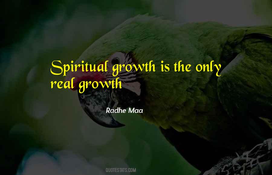 Real Growth Quotes #240936