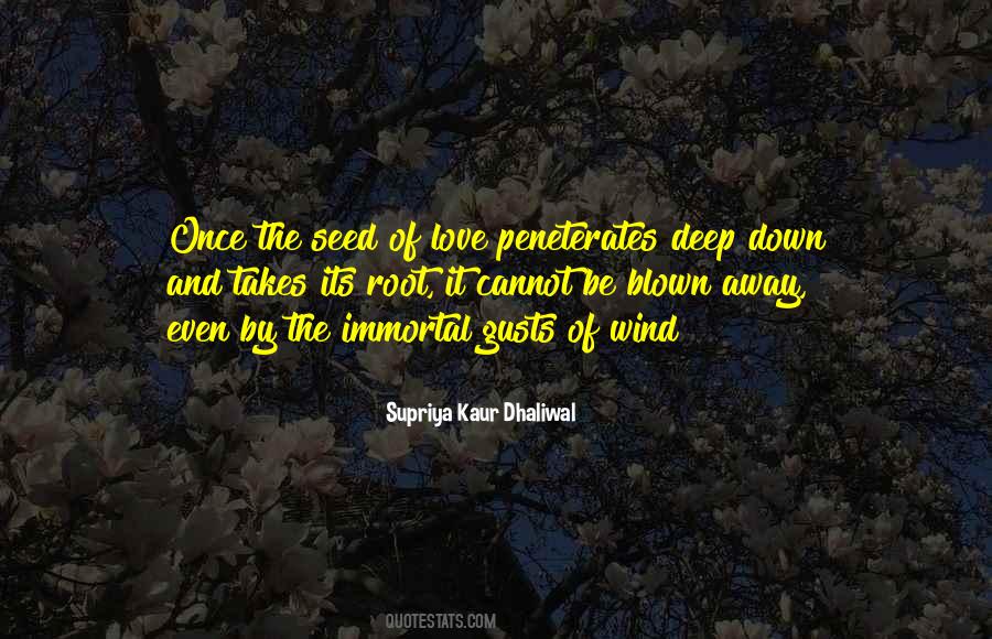 Blown By The Wind Quotes #955401