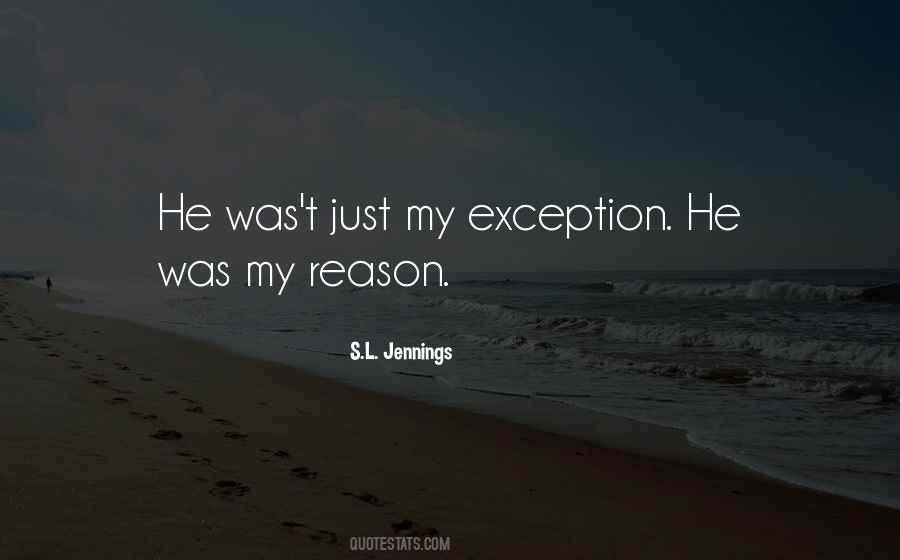 Exception Quotes #1268516