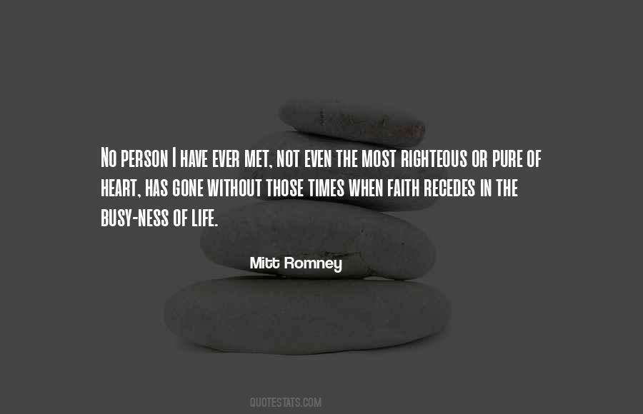 Righteous Life Quotes #557419