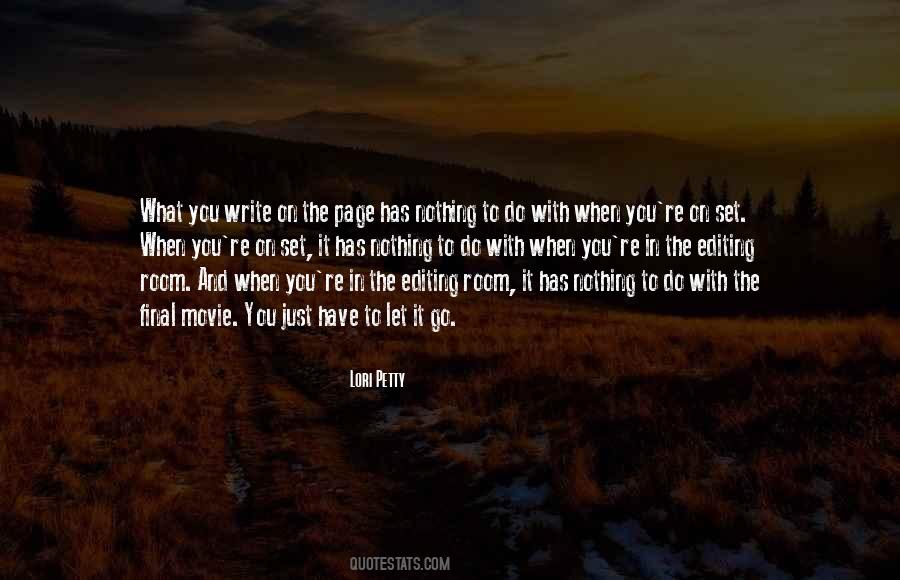 You Just Have To Let Go Quotes #656130
