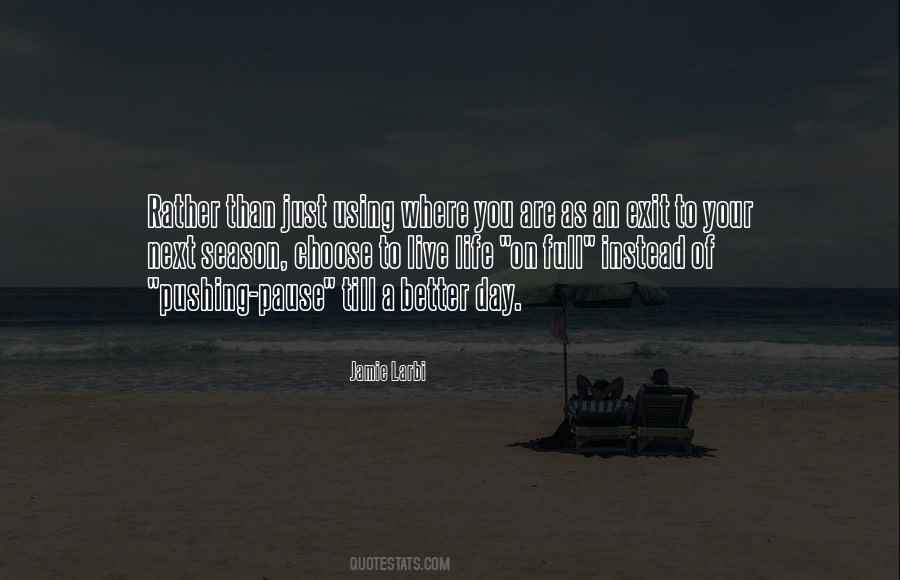 Season Of Life Quotes #1439877
