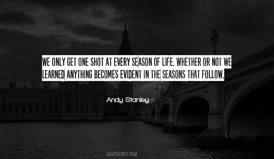 Season Of Life Quotes #1769215