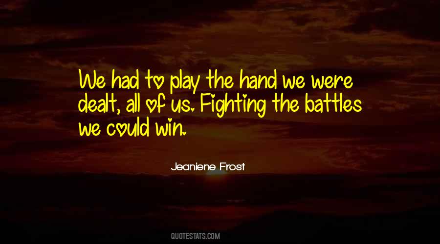 The Only Way To Win Is Not To Play Quotes #127852