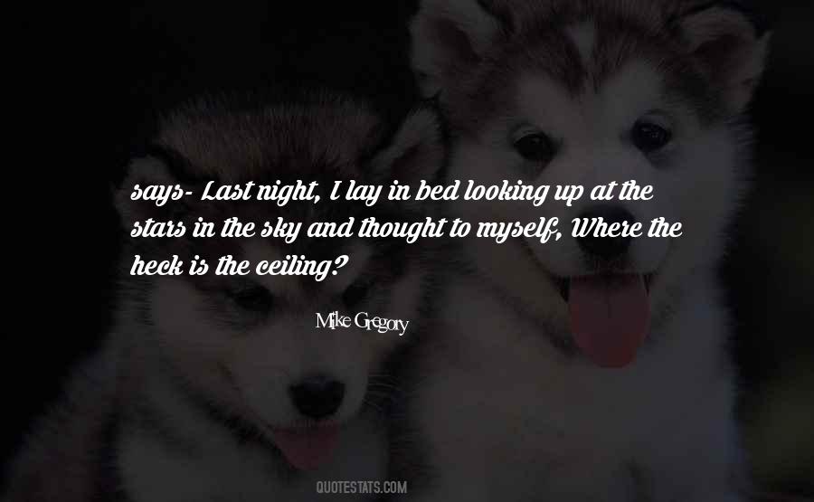 Quotes About Looking Up In The Sky #1429539