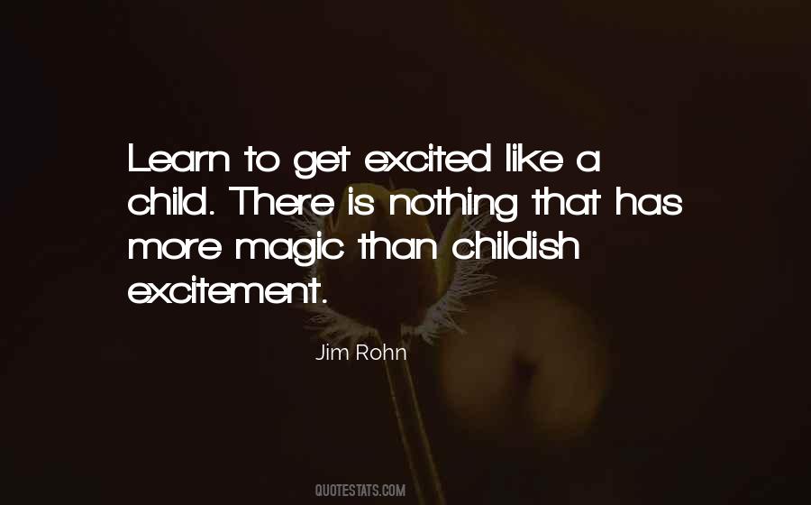 Excited Like A Quotes #200778